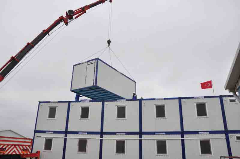 residential shipping container construction